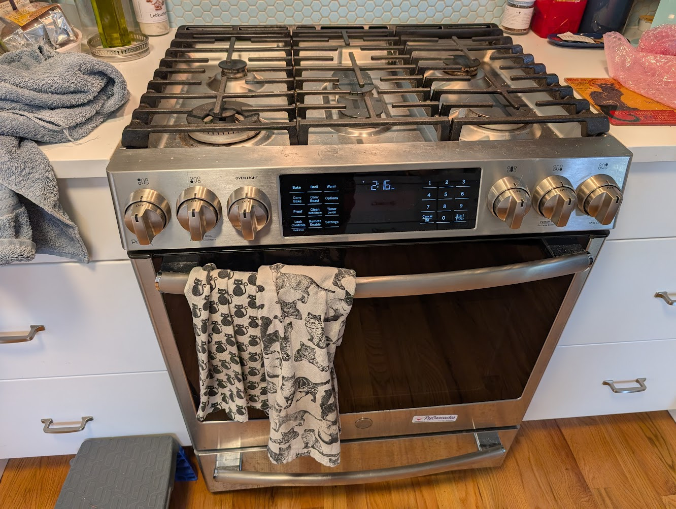 The oven working again