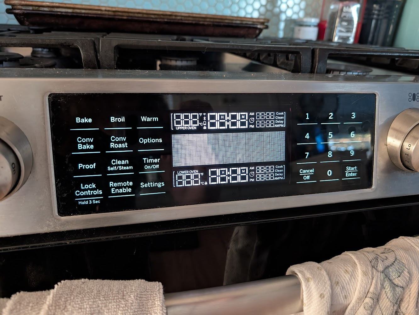 Troubleshooting the oven